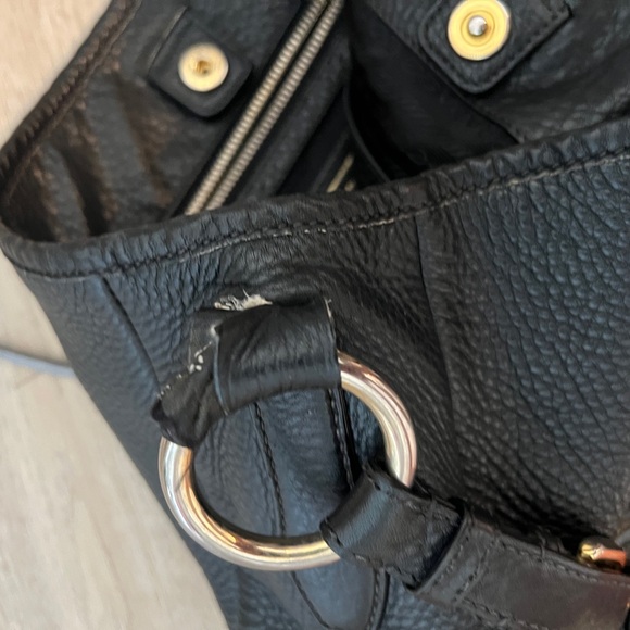 AUTH Prada Vitello Daino Hobo bag in black, MEDIUM - Picture 12 of 14